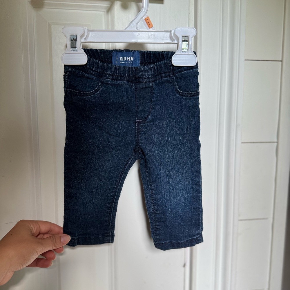 Old Navy Dark Blue Denim Jeans Classic Style Skinny
